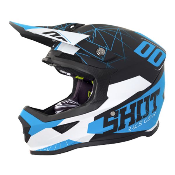 Kids SHOT Furious Spectre Black Blue Kid