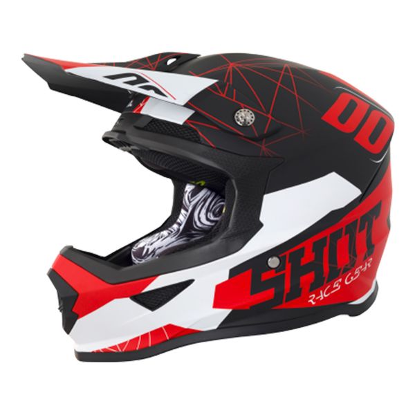 Kids SHOT Furious Spectre Black Red Kid