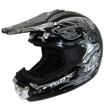 Casque Kids Torx Peter Gang Maori Black White Kids Casque Kids Torx Peter Gang Maori Black White Kids