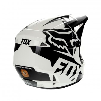 FOX V1 Race Black White kids