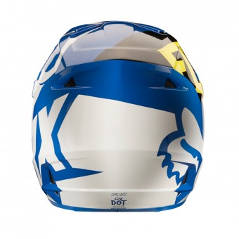 FOX V1 Race Blue White kids