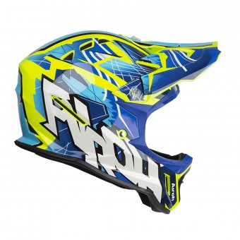 Airoh Archer Bump Blue Yellow