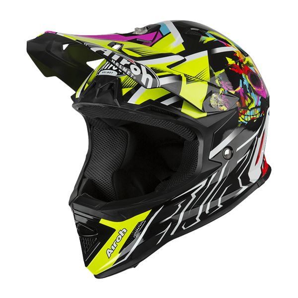 Kids Airoh Archer Mistery Black Yellow Red