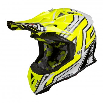 Kids Airoh Aviator J Cairoli 019 Yellow Black