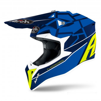 Casque Kids Airoh Wraap Mood Blue Kid Casque Kids Airoh Wraap Mood Blue Kid