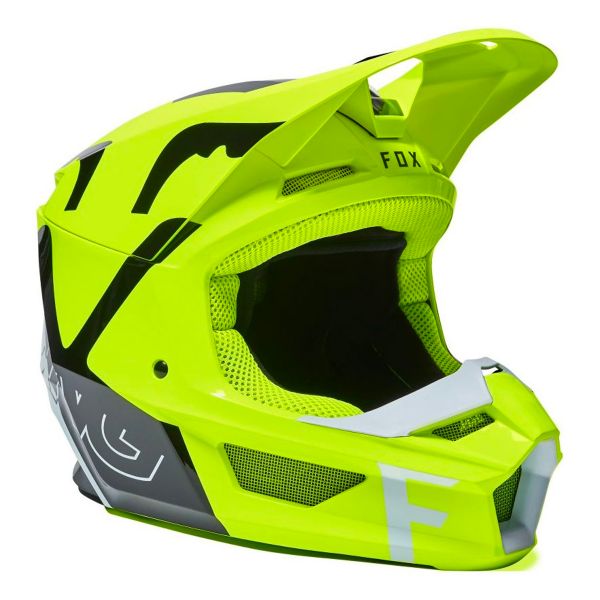 Helmet FOX V1 Skew Fluo Yellow Kid at the best price