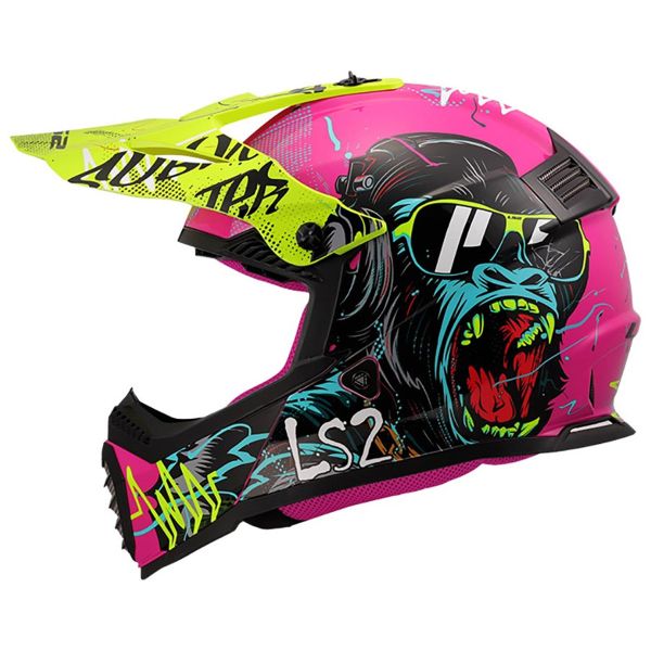 LS2 Fast II Mini Gorilla Purple MX437