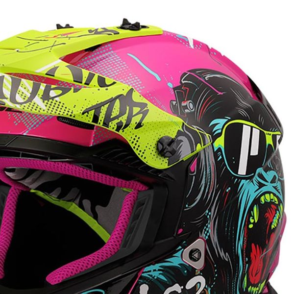 LS2 Fast II Mini Gorilla Purple MX437