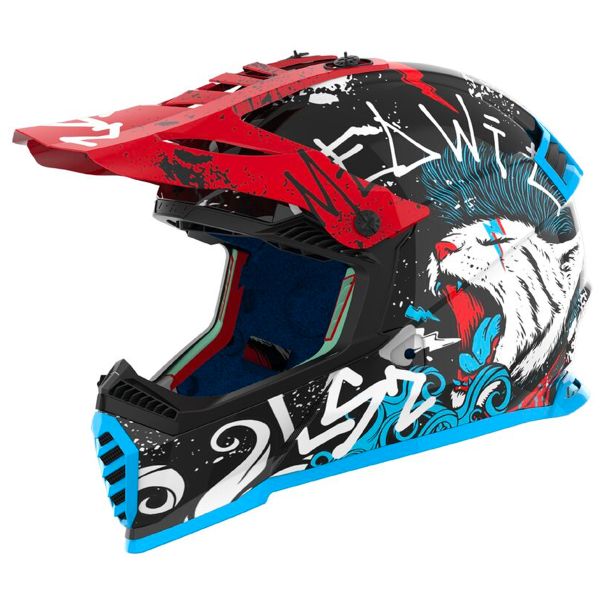 Kids LS2 Fast II Mini Starmaw Black MX437 Kids LS2 Fast II Mini Starmaw Black MX437