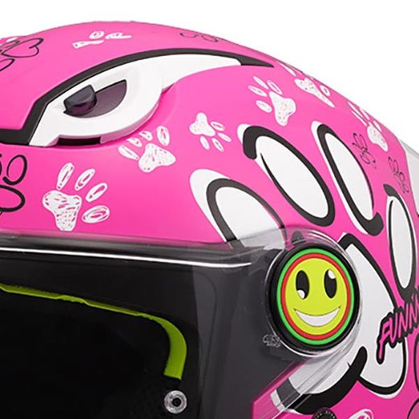 LS2 Funny II Paws Pink OF622