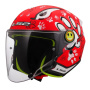 Casque Kids LS2 Funny II Paws Red OF622