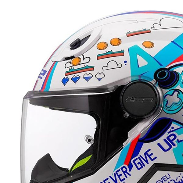 LS2 Kid Next Level White FF812