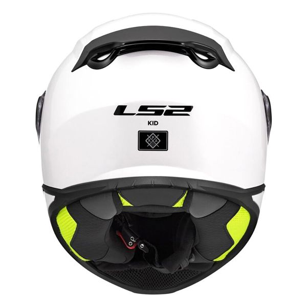 LS2 Kid Solid White FF812