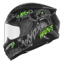 Casque Kids NOX N731 Zumbi Matt Black Neon Green