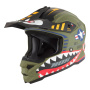 Casque Kids NOX N761 Fighter Kaki Mat
