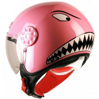 Casque Kids Project Squalo Pink 03 Casque Kids Project Squalo Pink 03