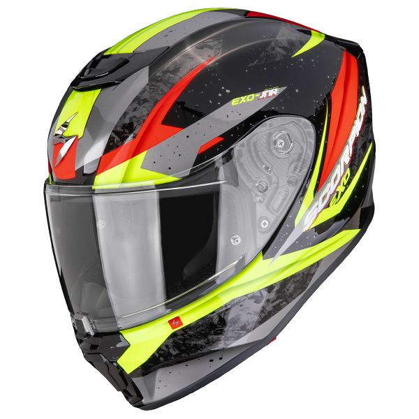 Kids Scorpion Exo-Jnr Air Tako Black Neon Yellow Red