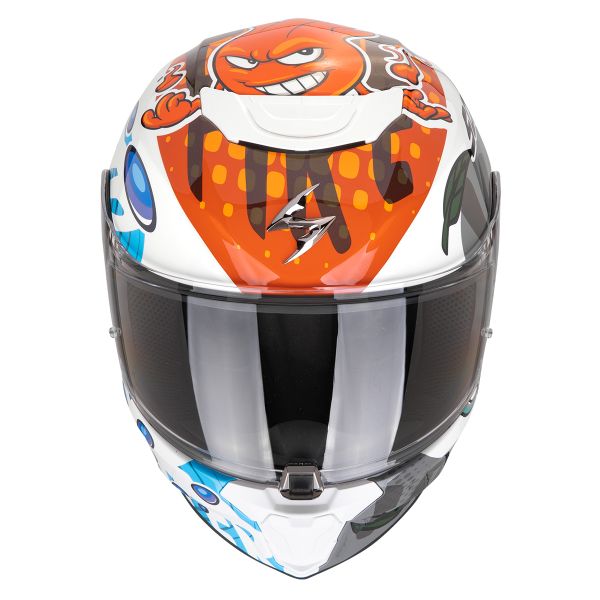Scorpion Exo-Jnr Air The4elements White Blue Orange