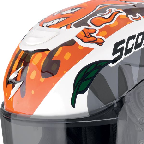 Scorpion Exo-Jnr Air The4elements White Blue Orange