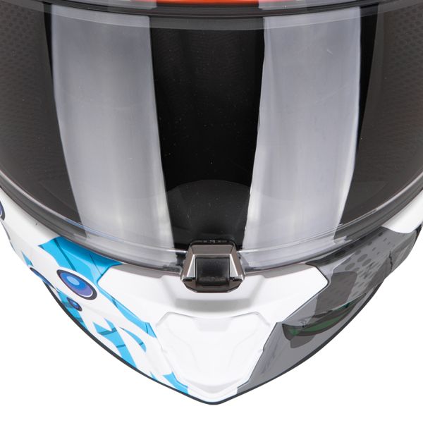 Scorpion Exo-Jnr Air The4elements White Blue Orange