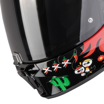 Scorpion Exo-Jnr Air Yucatan Black Yellow Red