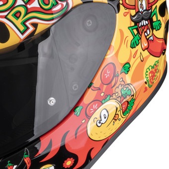 Scorpion Exo-Jnr Air Yucatan Black Yellow Red