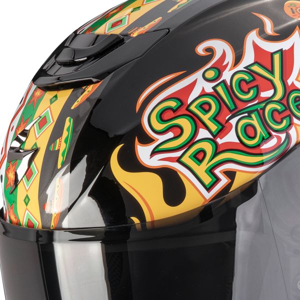 Scorpion Exo-Jnr Air Yucatan Black Yellow Red