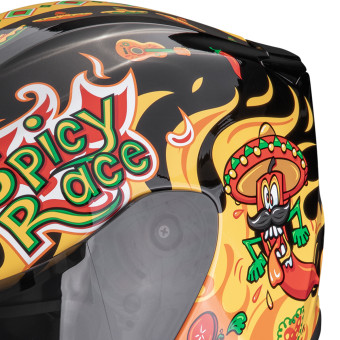 Scorpion Exo-Jnr Air Yucatan Black Yellow Red