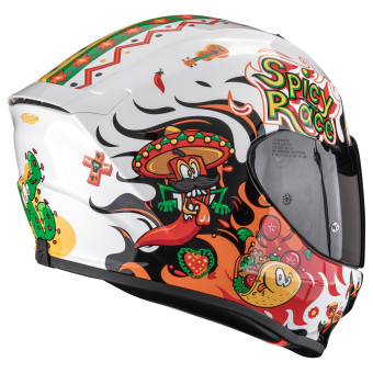 Scorpion Exo-Jnr Air Yucatan White Orange Black