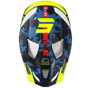 SHOT Furious Kid Flash Blue Neon Yellow Glossy 2.0