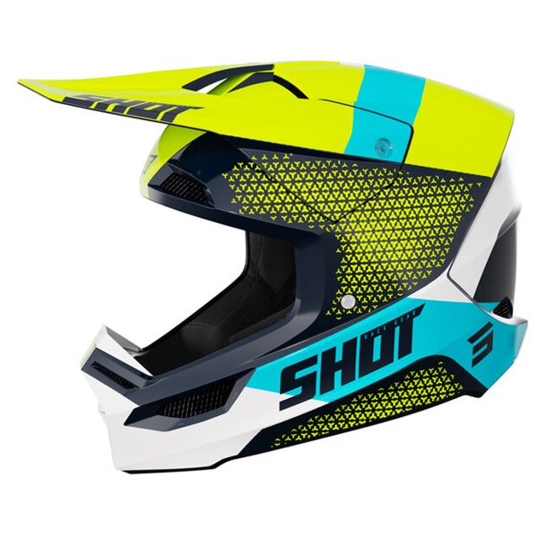 Kids SHOT Furious Ridge Blue Neon Yellow