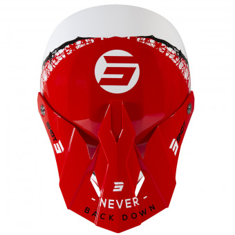 SHOT Furious Storm Red White Glossy Kids