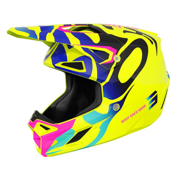 Kids SHOT Speed Kid Ghost Neon Yellow Glossy Kids SHOT Speed Kid Ghost Neon Yellow Glossy