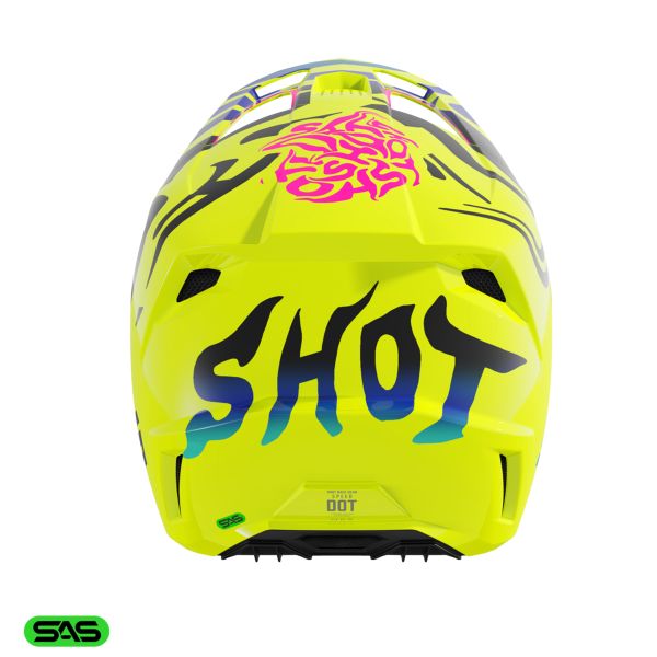 SHOT Speed Kid Ghost Neon Yellow Glossy