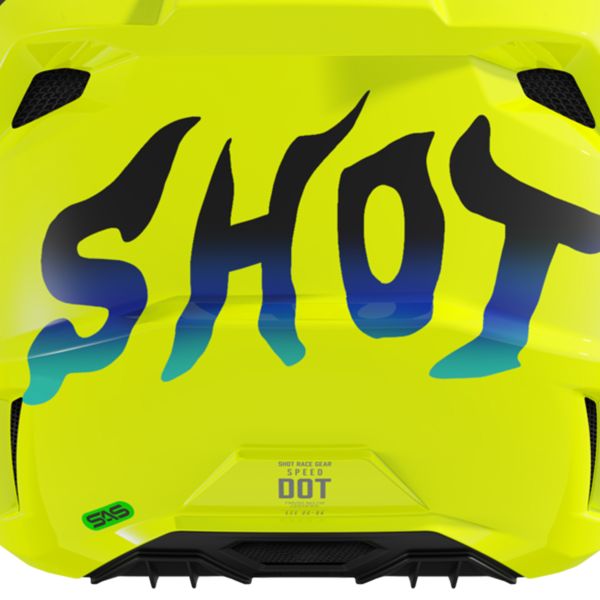 SHOT Speed Kid Ghost Neon Yellow Glossy