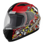 Casque Kids Stormer Rule Doodle Red
