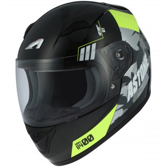 Casque Kids Astone GT2 Kids Army Black Yellow Casque Kids Astone GT2 Kids Army Black Yellow