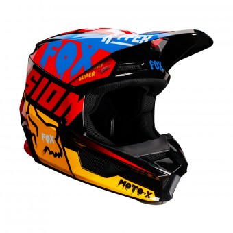 Casque Kids FOX V1 Czar Black Yellow Kid Casque Kids FOX V1 Czar Black Yellow Kid