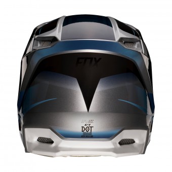 FOX V1 Motif Blue Grey Kid