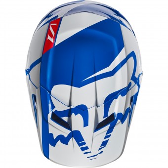 FOX V1 Race Blue Child 002