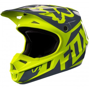 FOX V1 Race Yellow Child 005