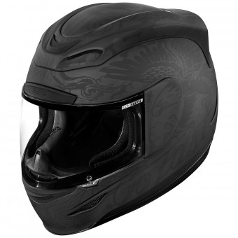 Full Face ICON Airmada Scrawl Matt Black