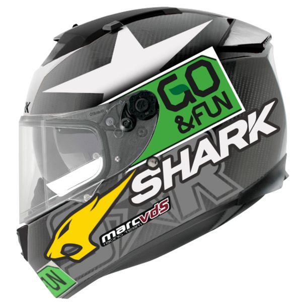 Full Face Shark Speed-R Max Vision Pinlock Carbon Redding Mat DGY