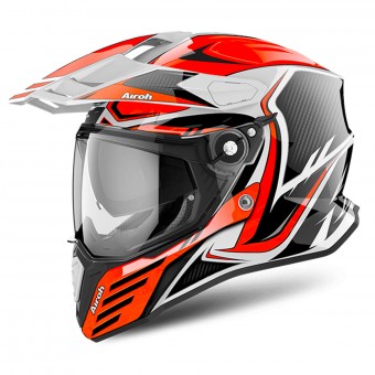 Full Face Airoh Commander Carbon Orange