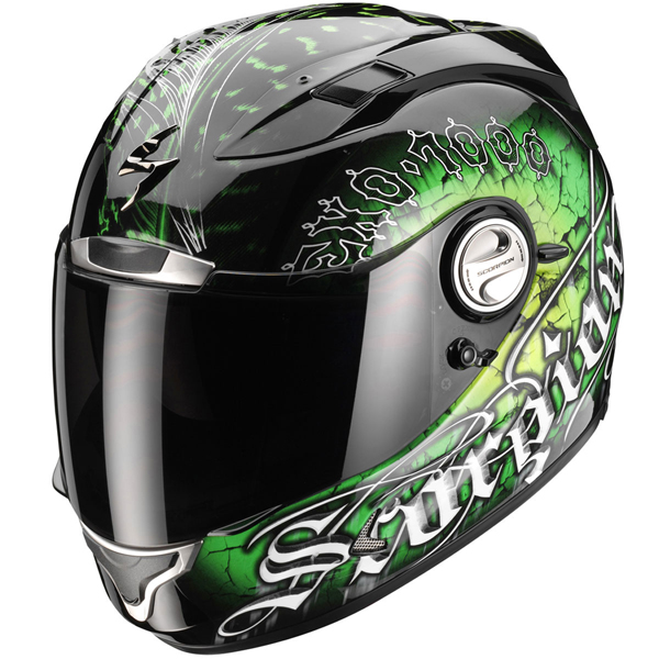 Full Face Scorpion EXO 1000 Air E11 Darkness Black Green