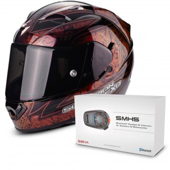 Helmet Scorpion EXO 1200 Air Fantasy Black Red Chameleon ready to ship |  iCasque.co.uk