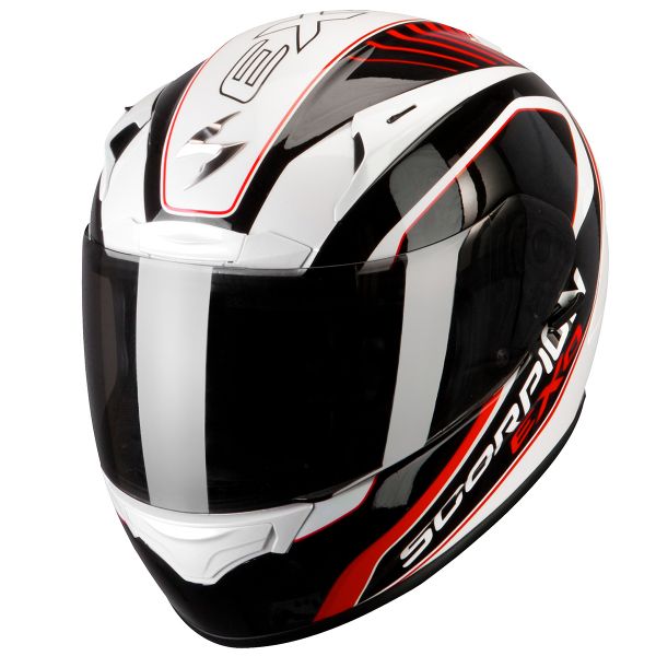 Full Face Scorpion EXO 2000 Air Performer White Nacre Black Red