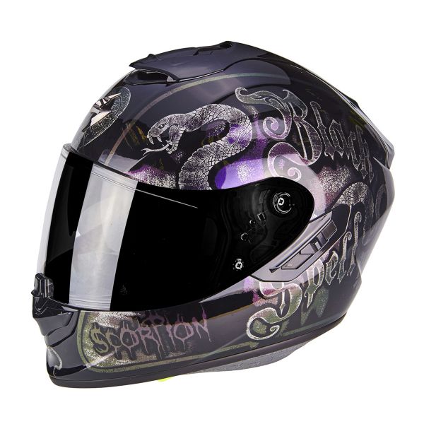 Full Face Scorpion Exo 1400 Air Blackspell Chameleon Black