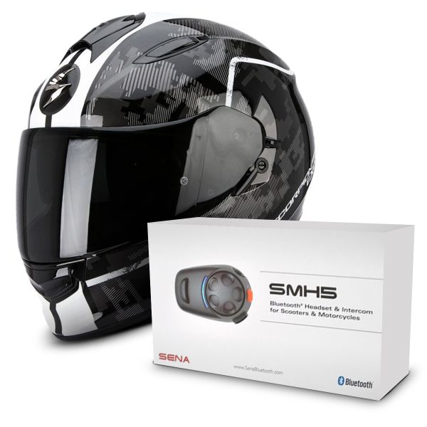 Full Face Scorpion Exo 510 Air Guard Black White