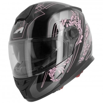 Full Face Astone GT800 Evo Primavera Matt Black Pink